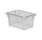 STORAGE BOX SMALL POLYCARBONATE CLEAR 30.5CM W X 46CM L X 23CM D - 18LTR