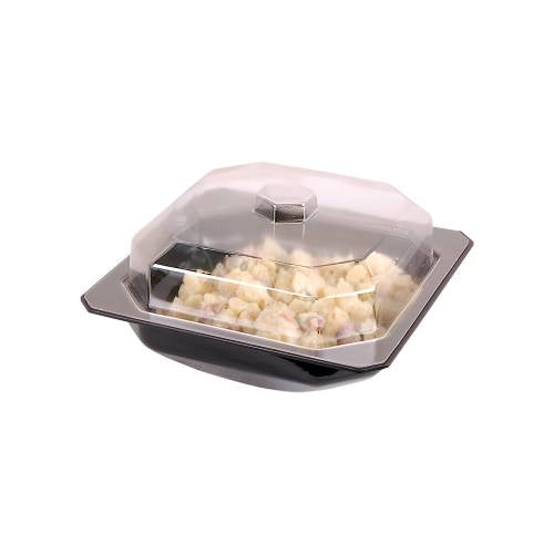 SALADWARE - SALAD BOWL (BLACK) 250MM X 250MM X 65MM