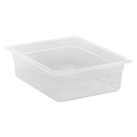 POLYPROPYLENE GN 1/2 FOODPAN TRANSLUSCENT 100MM D 5.9LT