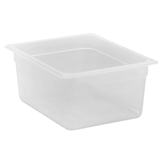 POLYPROPYLENE GN 1/2 FOODPAN TRANSLUSCENT 150MM D 8.9LT