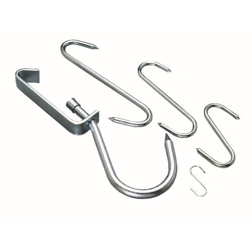 STEEL S HOOKS - 6/150MM (PACK OF 12) GALVANISED