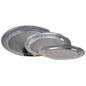SERVING PLATTER OVAL S/STEEL - 350MM