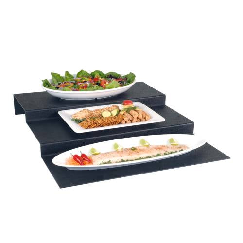 STEP RISER ABS - 3 STEPS (BLACK) - 600MM X 750MM X 95MM