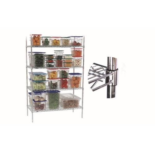 SHELVING UNIT - SHELF WITH CLIPS - 1510MM