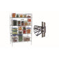 SHELVING UNIT ZINC/EPOXY SHELF - 905MM - WITH CLIPS