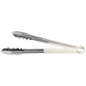 COLOURED UTILITY TONGS (WHITE) - 300MM