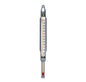 THERMOMETER CANDY - PLASTIC SLEEVE WITHOUT MERCURY INTERNAL SCALE GLASS THERMOMETER