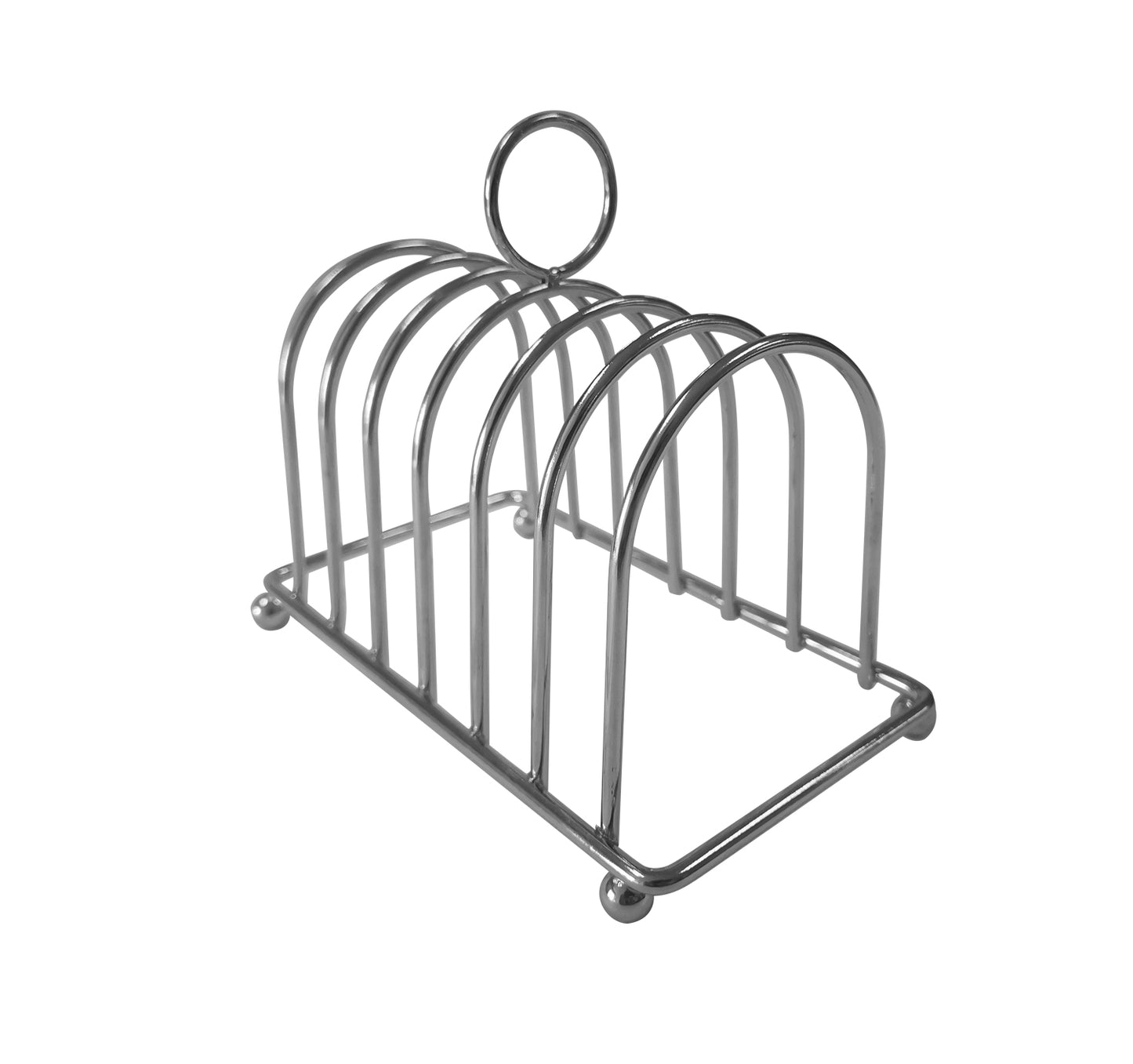 TOAST RACK - 6 SLICE (CHROME PLATED) 140MM x 75MM x 125MM
