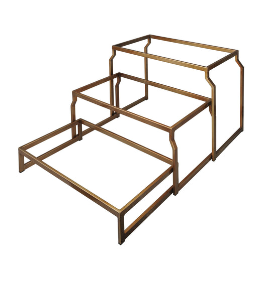 T-COLLECTION - VINTAGE THREE STEP RISER STEEL - BRONZE - GN1/1