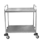 TEA TROLLEY S/STEEL GLOBAL - 2 SHELF - 910MM X 850MM X 540MM