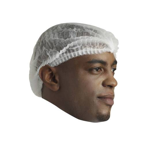 DISPOSABLE MOP CAP - WHITE - PACK OF 100