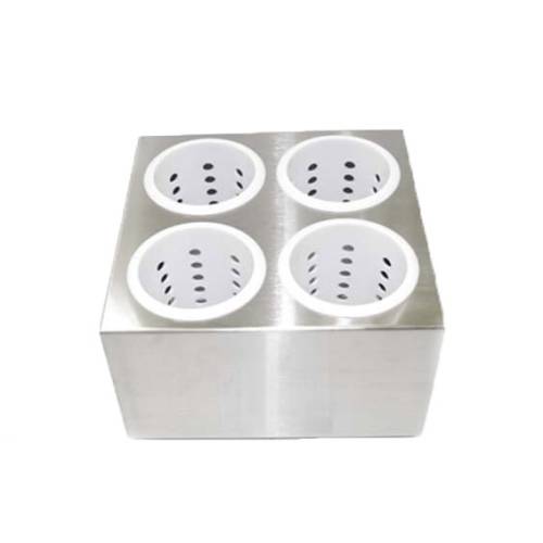 UTENSIL HOLDER - 4 PLASTIC INSERTS