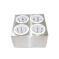 UTENSIL HOLDER - 4 PLASTIC INSERTS