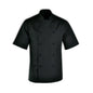 CHEFS UNIFORM JACKET BASIC SHORT - BLACK - X LARGE