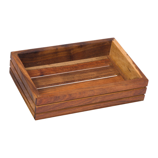 WOOD DISPLAY BASKET (305MM X 205MM X 70MM) INFINTI