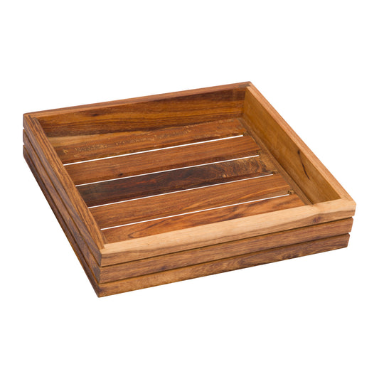 WOOD DISPLAY BASKET (330MM X 300MM X 70MM) INFINITI