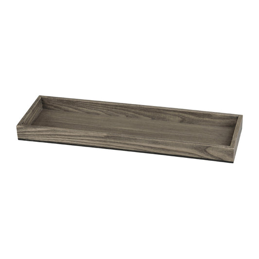 T-COLLECTION GRAY ASHWOOD TRAY - 530 X 162 X 40MM
